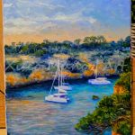 Óleo Pincel - Cala Pi Veleros - Mallorca