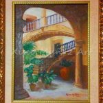 Óleo Pincel - Patio Mallorquín - Mallorca